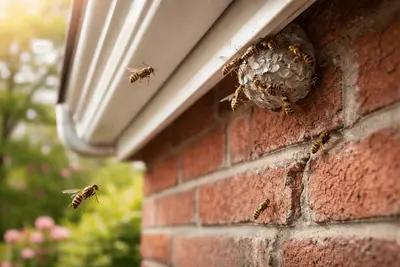 Das Haus im Frühjahr auf Schädlinge prüfen